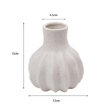 Maxbell Ceramic Flowers Vase Flower Container Flowerpot for Desktop Cabinet Decor S