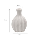 Maxbell Ceramic Flowers Vase Flower Container Flowerpot for Desktop Cabinet Decor M