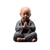 Maxbell Mini Little Monk Ornaments Buddhist Handicraft for Office Christmas Decor C