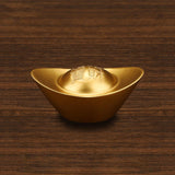 Maxbell Feng Shui Statue Desk Ancient Decorative Cabinet Chinese Yuan Bao Figurine 6cmx3.4cmx2.7cm