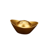 Maxbell Feng Shui Statue Desk Ancient Decorative Cabinet Chinese Yuan Bao Figurine 6cmx3.4cmx2.7cm