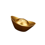 Maxbell Feng Shui Statue Desk Ancient Decorative Cabinet Chinese Yuan Bao Figurine 6cmx3.4cmx2.7cm