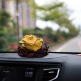 Maxbell Ancient Feng Shui Frog Toads Sculpture Ornament for Shop Cashier Registrati