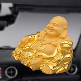 Maxbell Resin Maitreya Buddha Statues Sculpture Luck Decoration Ornament for Table