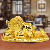 Maxbell Maitreya Buddha Statue Miniature Figurine for Tabletop Living Room Home