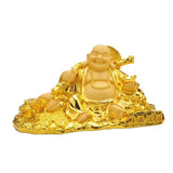 Maxbell Maitreya Buddha Statue Miniature Figurine for Tabletop Living Room Home