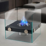 Maxbell Tabletop Fire pits Smokeless Party Bedroom Desktop Burner Farmhouse Office Black