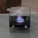 Maxbell Tabletop Fire pits Smokeless Party Bedroom Desktop Burner Farmhouse Office Black