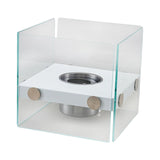Maxbell Tabletop Fire pits Smokeless Party Bedroom Desktop Burner Farmhouse Office White