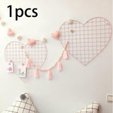 Maxbell Wall Grid Panel for Photo Display Storage Organizer Picture Holder Hanging