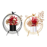 Maxbell Flower Basket Decoration Harvest Photo Props for Holiday Home Autumn Black