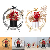 Maxbell Flower Basket Decoration Harvest Photo Props for Holiday Home Autumn Black