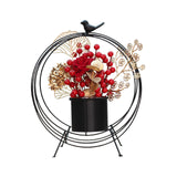Maxbell Flower Basket Decoration Harvest Photo Props for Holiday Home Autumn Black