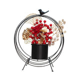 Maxbell Flower Basket Decoration Harvest Photo Props for Holiday Home Autumn Black