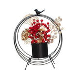 Maxbell Flower Basket Decoration Harvest Photo Props for Holiday Home Autumn Black
