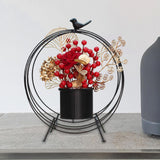 Maxbell Flower Basket Decoration Harvest Photo Props for Holiday Home Autumn Black