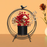 Maxbell Flower Basket Decoration Harvest Photo Props for Holiday Home Autumn Black