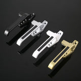 Maxbell 2Pcs Practical Window Handle Lock DIY Supplies Accessories Door Durable Argent