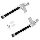 Maxbell 2Pcs Practical Window Handle Lock DIY Supplies Accessories Door Durable Argent