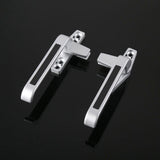Maxbell 2Pcs Practical Window Handle Lock DIY Supplies Accessories Door Durable Argent