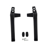 Maxbell 2Pcs Practical Window Handle Lock DIY Supplies Accessories Door Durable Black