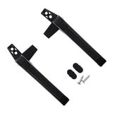 Maxbell 2Pcs Practical Window Handle Lock DIY Supplies Accessories Door Durable Black