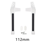 Maxbell 2Pcs Practical Window Handle Lock DIY Supplies Accessories Door Durable White
