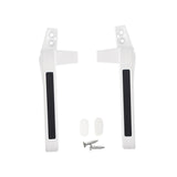 Maxbell 2Pcs Practical Window Handle Lock DIY Supplies Accessories Door Durable White
