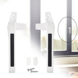 Maxbell 2Pcs Practical Window Handle Lock DIY Supplies Accessories Door Durable White