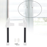 Maxbell 2Pcs Practical Window Handle Lock DIY Supplies Accessories Door Durable White