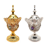 Maxbell Incense Holder Furnishings Incense Diffuser Censer for Home Desktop Gift Aureate