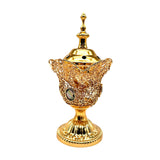 Maxbell Incense Holder Furnishings Incense Diffuser Censer for Home Desktop Gift Aureate