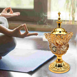 Maxbell Incense Holder Furnishings Incense Diffuser Censer for Home Desktop Gift Aureate