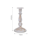 Maxbell Round Candlestick Holders Decorative for Table Centerpieces Ornaments Decor S Aureate