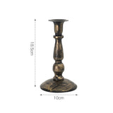 Maxbell Round Candlestick Holders Decorative for Table Centerpieces Ornaments Decor S Copper