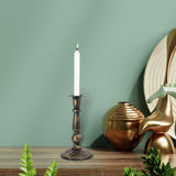 Maxbell Round Candlestick Holders Decorative for Table Centerpieces Ornaments Decor S Copper