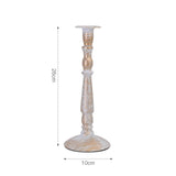 Maxbell Round Candlestick Holders Decorative for Table Centerpieces Ornaments Decor L Aureate