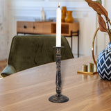 Maxbell Round Candlestick Holders Decorative for Table Centerpieces Ornaments Decor L  Copper