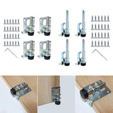 Maxbell 4 Pieces Furniture Leveler Legs Adjustable Supporting Feet for Sofa Couch A