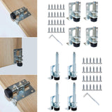 Maxbell 4 Pieces Furniture Leveler Legs Adjustable Supporting Feet for Sofa Couch A