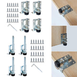 Maxbell 4 Pieces Furniture Leveler Legs Adjustable Supporting Feet for Sofa Couch A