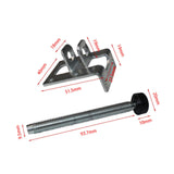 Maxbell 4 Pieces Furniture Leveler Legs Adjustable Supporting Feet for Sofa Couch B