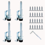 Maxbell 4 Pieces Furniture Leveler Legs Adjustable Supporting Feet for Sofa Couch B
