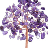 Maxbell Feng Shui Money Tree Farmhouse Bedroom Office Wedding Stone Bonsai Tree Violet