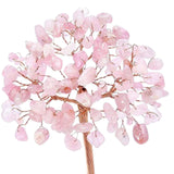 Maxbell Feng Shui Money Tree Farmhouse Bedroom Office Wedding Stone Bonsai Tree Pink