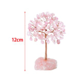 Maxbell Feng Shui Money Tree Farmhouse Bedroom Office Wedding Stone Bonsai Tree Pink