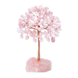 Maxbell Feng Shui Money Tree Farmhouse Bedroom Office Wedding Stone Bonsai Tree Pink