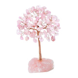 Maxbell Feng Shui Money Tree Farmhouse Bedroom Office Wedding Stone Bonsai Tree Pink