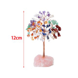 Maxbell Feng Shui Money Tree Farmhouse Bedroom Office Wedding Stone Bonsai Tree Colorful