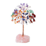 Maxbell Feng Shui Money Tree Farmhouse Bedroom Office Wedding Stone Bonsai Tree Colorful
